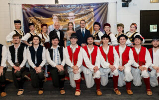HEREDITARY PRINCE PHILIP AND PRINCESS DANICA ATTEND ROYAL DINNER IN CHICAGO AND PRESENT SERBIAN CAMP PROJECT
