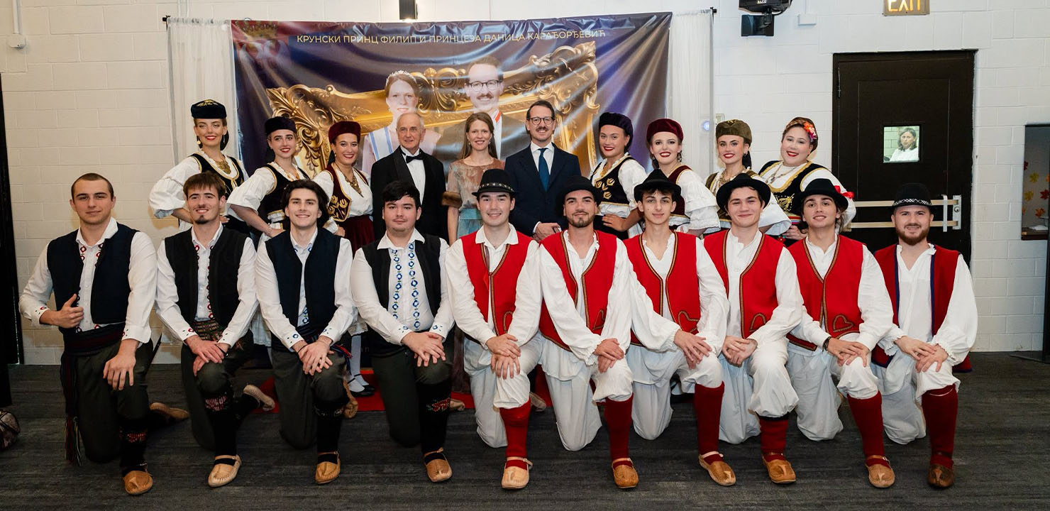 HEREDITARY PRINCE PHILIP AND PRINCESS DANICA ATTEND ROYAL DINNER IN CHICAGO AND PRESENT SERBIAN CAMP PROJECT