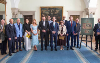 U KRALjEVSKOM DVORU PREDSTAVLJENO ZAJEDNIČKO IZDANjE JUBILARNE MARKE POŠTA SRBIJE I SLOVENIJE