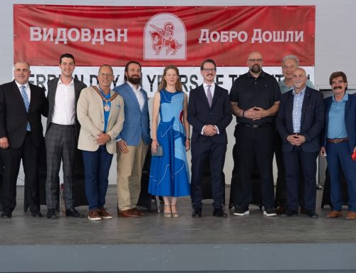 PRINC NASLEDNIK FILIP I PRINCEZA DANICA PRISUSTVOVALI 81. SRPSKOM DANU U NIJAGARI NA VIDOVDAN