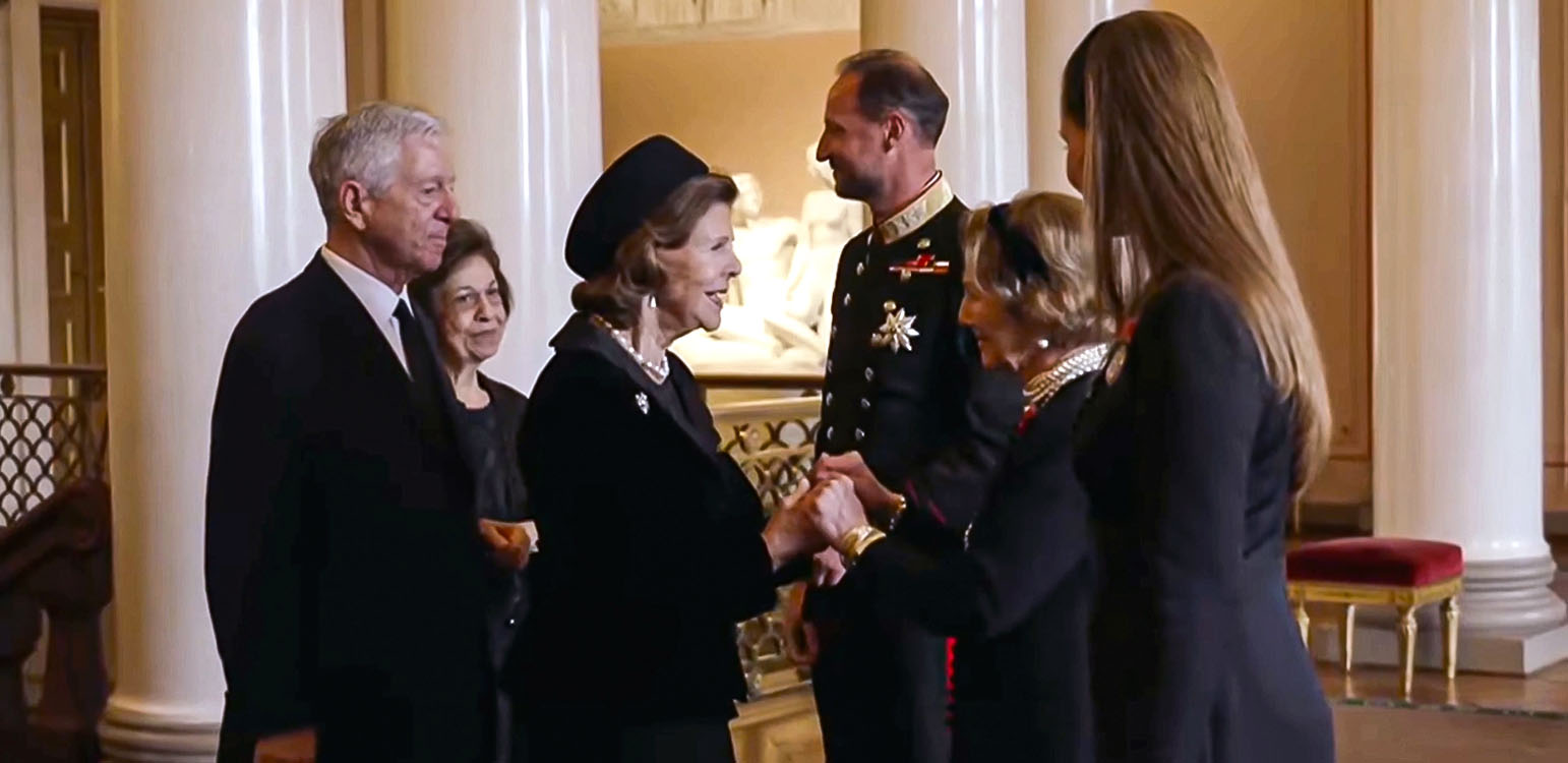 SERBIAN ROYAL COUPLE ATTEND THE FUNERAL OF KING HARALD V OF NORWAY