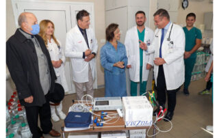 CROWN PRINCESS KATHERINE DONATES MEDICAL EQUIPMENT TO ZVEZDARA UNIVERSITY MEDICAL
