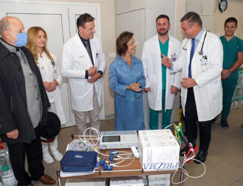 CROWN PRINCESS KATHERINE DONATES MEDICAL EQUIPMENT TO ZVEZDARA UNIVERSITY MEDICAL